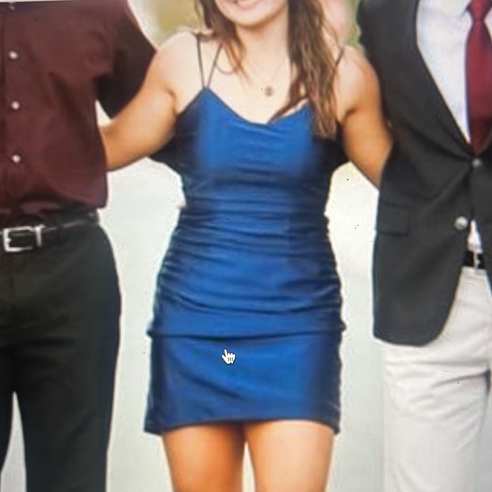 Navy Nox hoco mini dress!